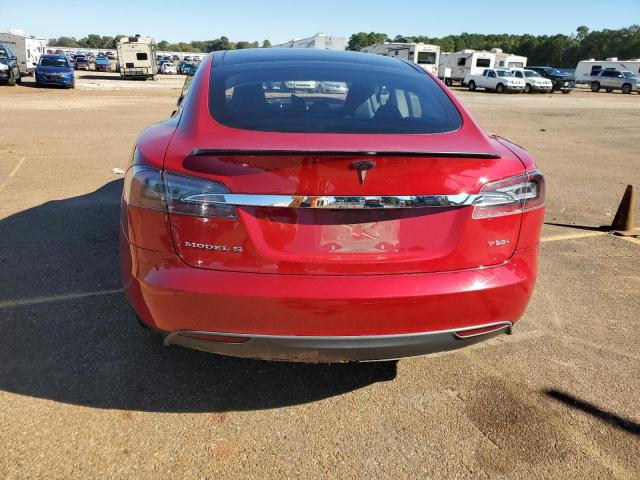 5YJSA1DP1DFP21857 - 2013 TESLA MODEL S Կարմիր լուսանկար 6