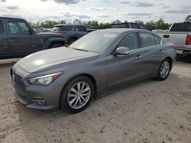 JN1BV7AR9FM391699 - 2015 INFINITI Q50 BASE GRAY photo 1