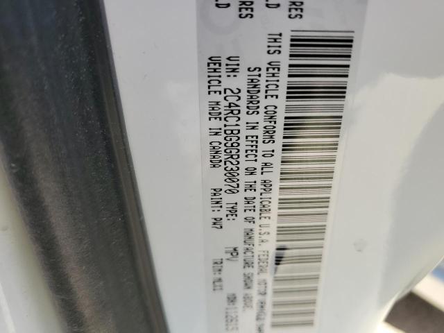 2C4RC1BG9GR230070 - 2016 CHRYSLER TOWN & COU TOURING WHITE photo 14