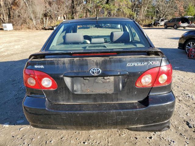 2T1BY30E35C402252 - 2005 TOYOTA COROLLA XRS BLACK photo 6