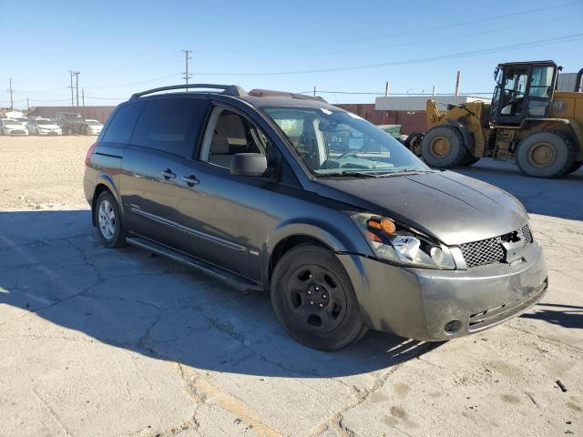 5N1BV28U36N115342 - 2006 NISSAN QUEST S GRAY photo 4