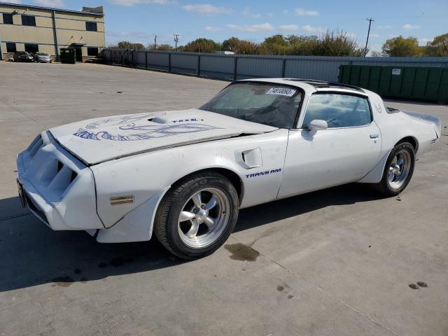 2W87K9L198496 - 1979 PONTIAC TRANS AM WHITE photo 1