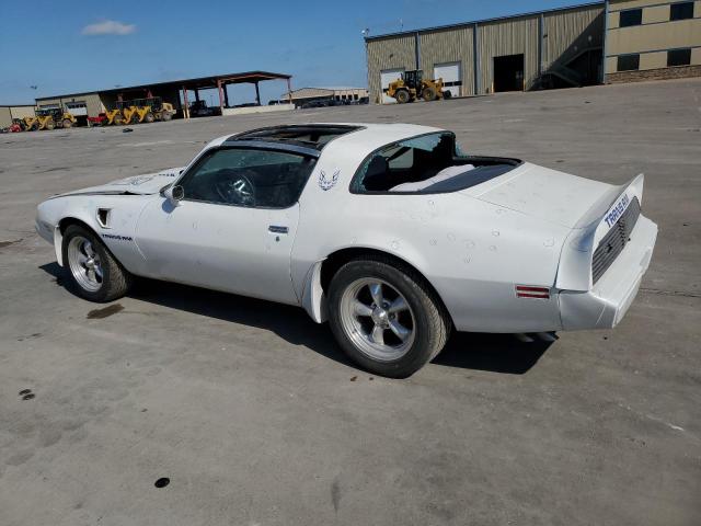 2W87K9L198496 - 1979 PONTIAC TRANS AM WHITE photo 2