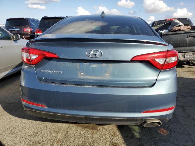 5NPE24AF5GH324200 - 2016 HYUNDAI SONATA SE BLUE photo 6