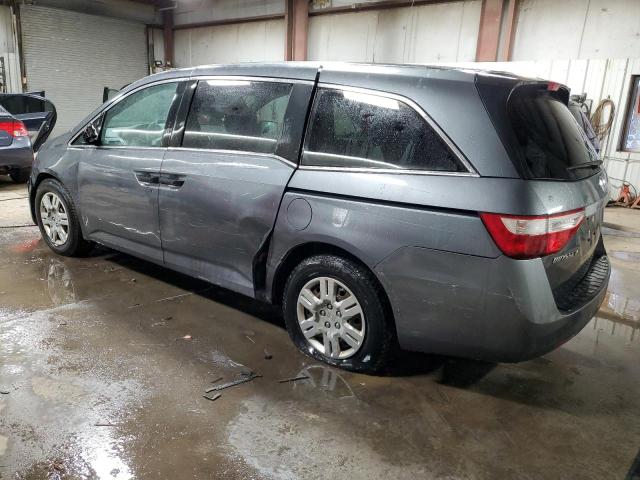 5FNRL5H24CB018363 - 2012 HONDA ODYSSEY LX GRAY photo 2