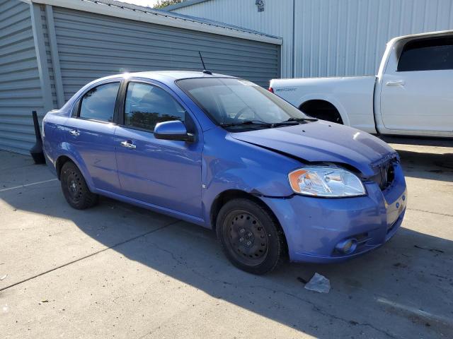 KL1TG56E39B606216 - 2009 CHEVROLET AVEO LT BLUE photo 4