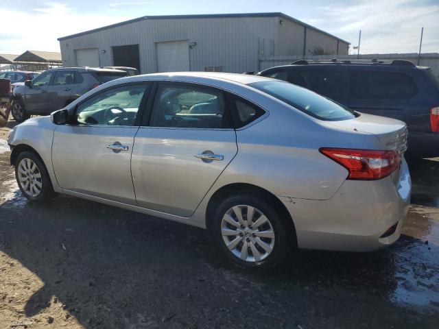 3N1AB7AP1KY376012 - 2019 NISSAN SENTRA S SILVER photo 2