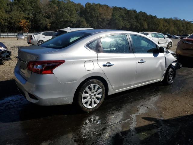 3N1AB7AP1KY376012 - 2019 NISSAN SENTRA S SILVER photo 3