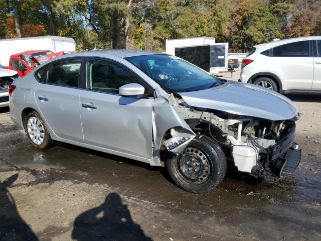 3N1AB7AP1KY376012 - 2019 NISSAN SENTRA S SILVER photo 4