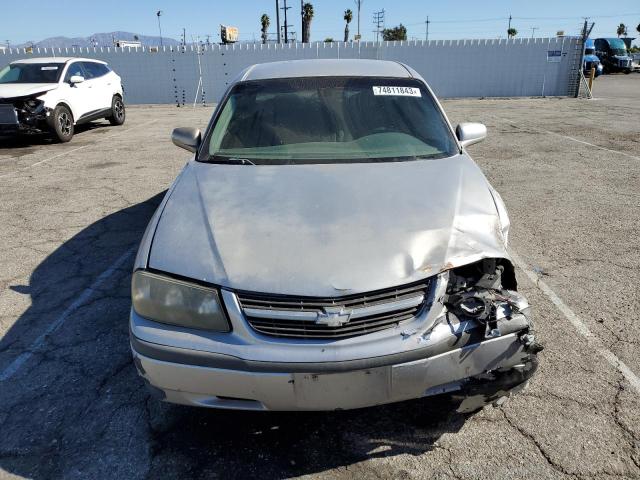 2G1WF52EX59193648 - 2005 CHEVROLET IMPALA SILVER photo 5