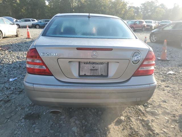 WDBRF52H76A857195 - 2006 MERCEDES-BENZ C 230 GRAY photo 6