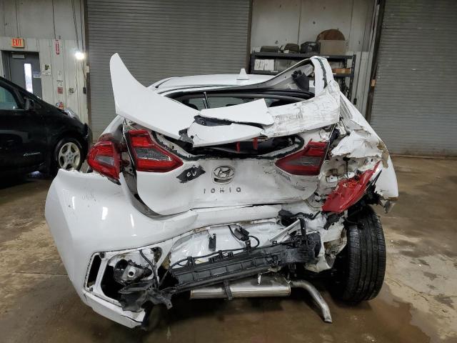 KMHC85LC4KU109142 - 2019 HYUNDAI IONIQ LIMITED WHITE photo 6