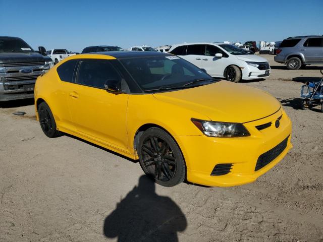 JTKJF5C70C3022987 - 2012 TOYOTA SCION TC YELLOW photo 4