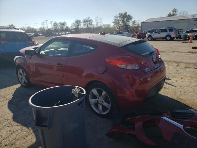 KMHTC6AD2DU101172 - 2013 HYUNDAI VELOSTER RED photo 2