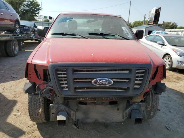 1FTRF12255KF12326 - 2005 FORD F150 RED photo 5