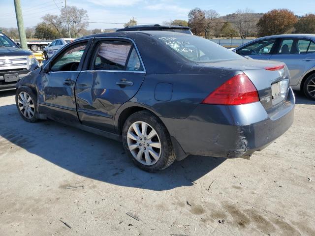 1HGCM66487A021067 - 2007 HONDA ACCORD SE GRAY photo 2