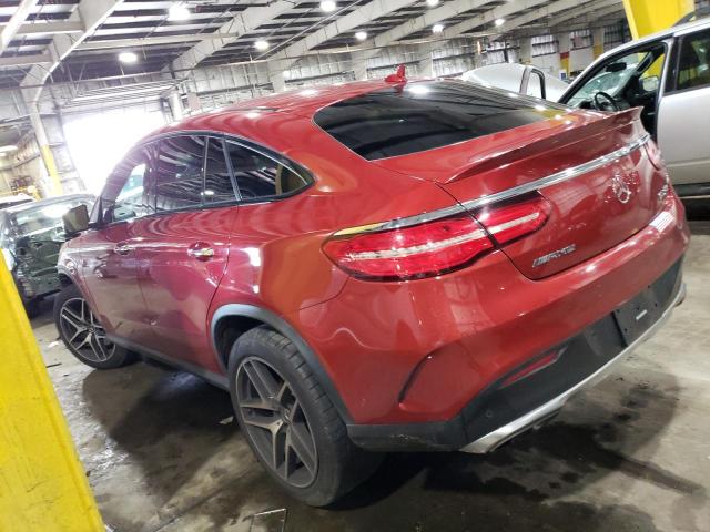 4JGED6EB9HA058231 - 2017 MERCEDES-BENZ GLE COUPE 43 AMG RED photo 2