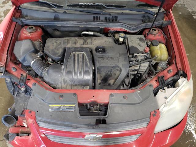 1G1AK58F787132611 - 2008 CHEVROLET COBALT LS RED photo 11