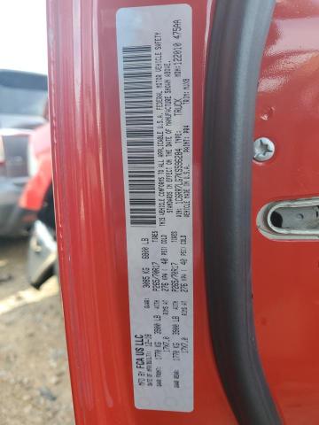 1C6RR7LG7KS596284 - 2019 RAM 1500 CLASS SLT 红色 照片 12