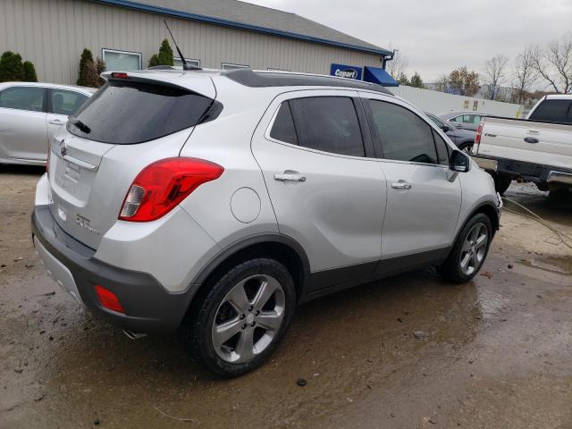 KL4CJBSB8DB098252 - 2013 BUICK ENCORE CONVENIENCE SILVER photo 3