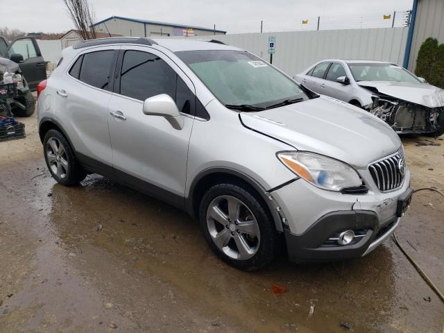 KL4CJBSB8DB098252 - 2013 BUICK ENCORE CONVENIENCE SILVER photo 4