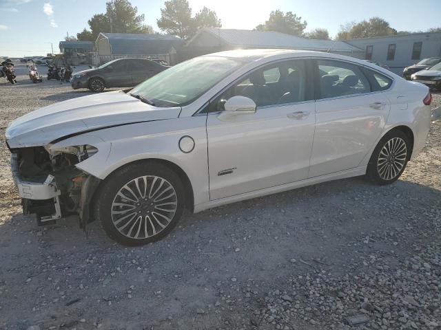 3FA6P0SU5JR217895 - 2018 FORD FUSION TITANIUM/PLATINUM PHEV WHITE photo 1