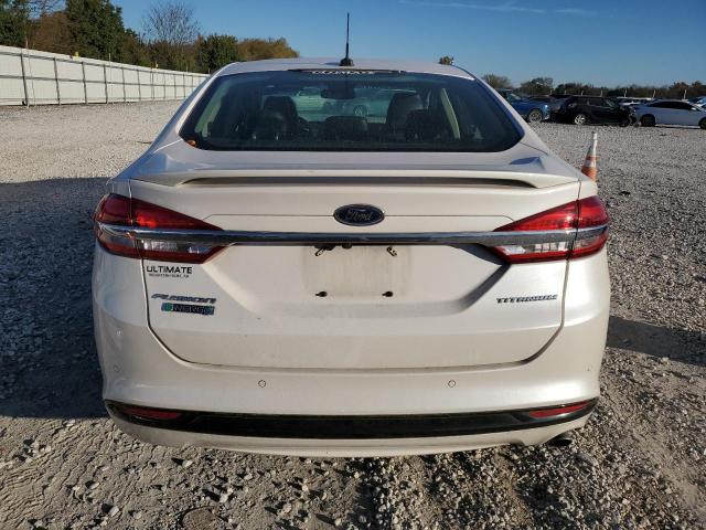 3FA6P0SU5JR217895 - 2018 FORD FUSION TITANIUM/PLATINUM PHEV WHITE photo 6