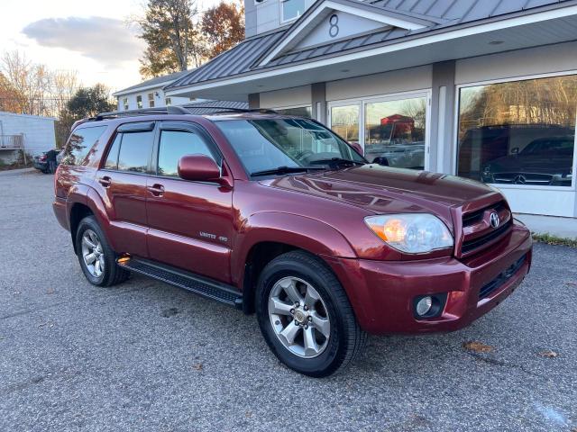 JTEBU17R478081602 - 2007 TOYOTA 4RUNNER LIMITED RED photo 1