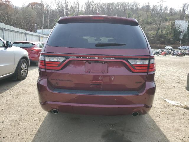 1C4RDJDG3JC462464 - 2018 DODGE DURANGO GT BURGUNDY photo 6