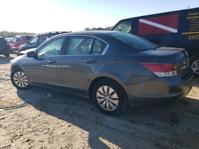 1HGCP26319A032809 - 2009 HONDA ACCORD LX GRAY photo 2