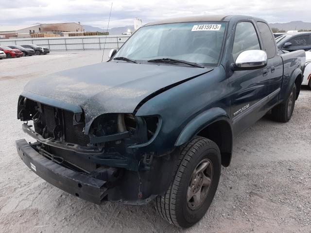 5TBRT34143S350874 - 2003 TOYOTA TUNDRA ACCESS CAB SR5 GREEN photo 1