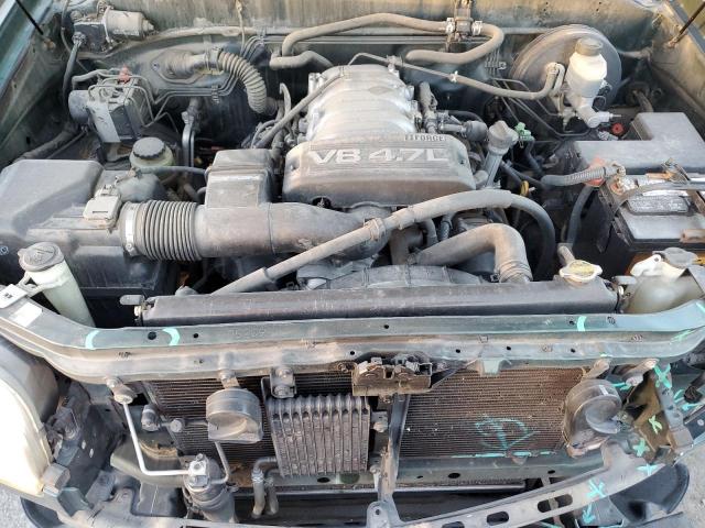 5TBRT34143S350874 - 2003 TOYOTA TUNDRA ACCESS CAB SR5 GREEN photo 11