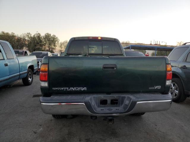 5TBRT34143S350874 - 2003 TOYOTA TUNDRA ACCESS CAB SR5 GREEN photo 6
