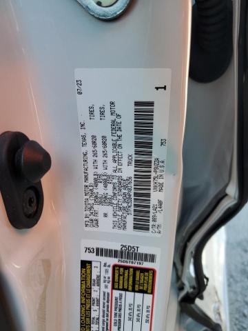 5TFNC5DB4PX037656 - 2023 TOYOTA TUNDRA CREWMAX PLATINUM თეთრი ფოტო 12