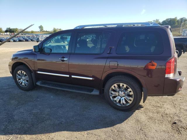 5N1AA0NE3FN608141 - 2015 NISSAN ARMADA PLATINUM BURGUNDY photo 2