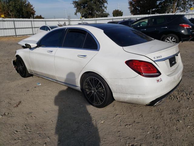 WDDWF8DB7LR555956 - 2020 MERCEDES-BENZ C 300 WHITE photo 2