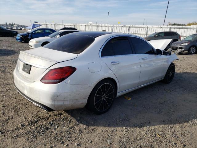 WDDWF8DB7LR555956 - 2020 MERCEDES-BENZ C 300 WHITE photo 3