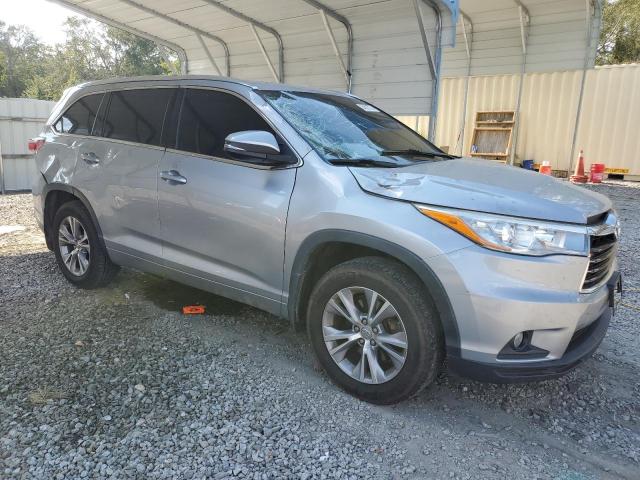5TDJKRFH4FS113441 - 2015 TOYOTA HIGHLANDER XLE Gris foto 4
