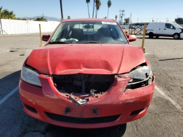 JM1BK12F261501291 - 2006 MAZDA 3 I RED photo 5