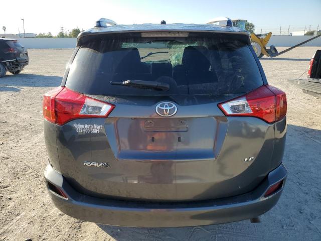 JTMZFREV6EJ022777 - 2014 TOYOTA RAV4 LE GRAY photo 6