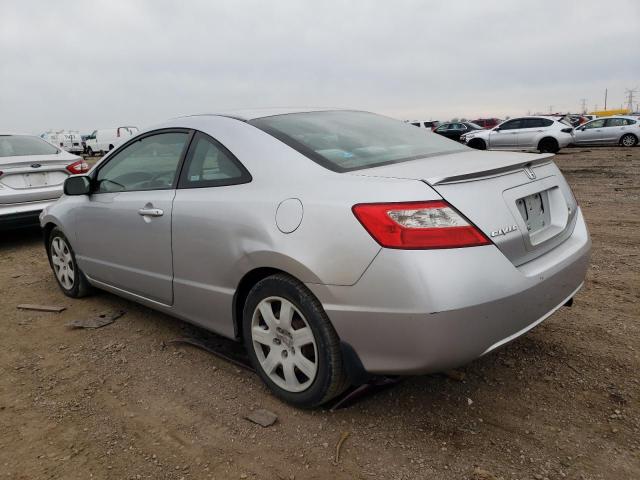 2HGFG12629H522720 - 2009 HONDA CIVIC LX SILVER photo 2