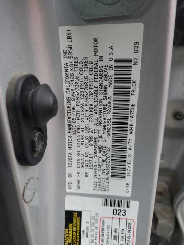 5TEJU62N16Z276782 - 2006 TOYOTA TACOMA DOUBLE CAB PRERUNNER SILVER photo 14