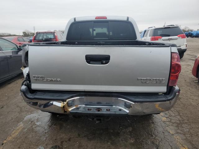 5TEJU62N16Z276782 - 2006 TOYOTA TACOMA DOUBLE CAB PRERUNNER SILVER photo 6