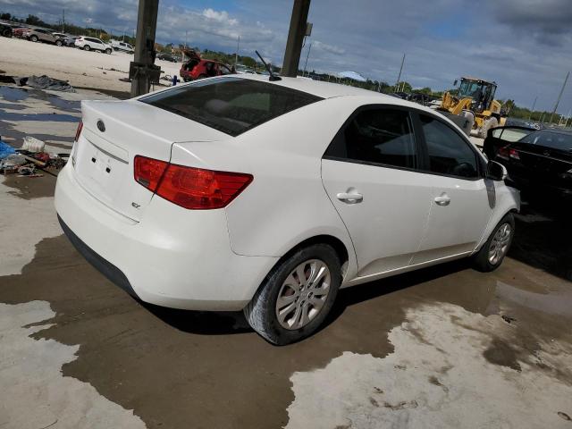 KNAFU4A28B5446115 - 2011 KIA FORTE EX WHITE photo 3