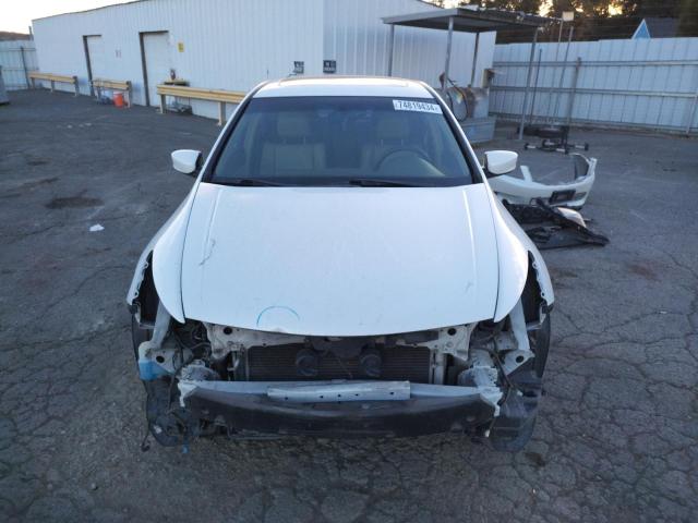 1HGCP368X8A051214 - 2008 HONDA ACCORD EXL WHITE photo 5