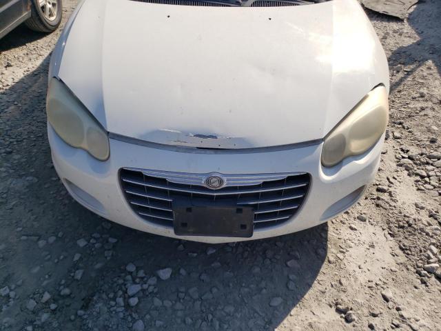 1C3EL45R06N187297 - 2006 CHRYSLER SEBRING WHITE photo 11