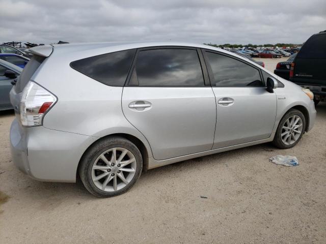 JTDZN3EU9D3210736 - 2013 TOYOTA PRIUS V SILVER photo 3