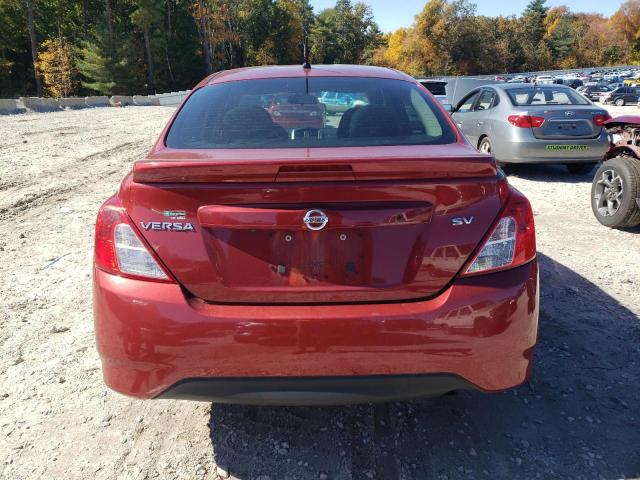 3N1CN7AP1KL813522 - 2019 NISSAN VERSA S RED photo 6