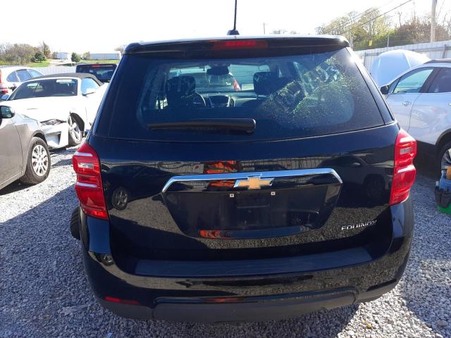 2GNALBEK9G1118670 - 2016 CHEVROLET EQUINOX LS BLACK photo 6