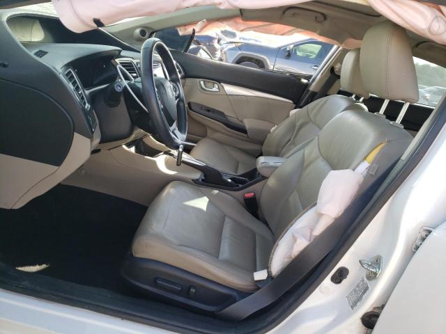 19XFB2F90EE002111 - 2014 HONDA CIVIC EXL თეთრი ფოტო 7
